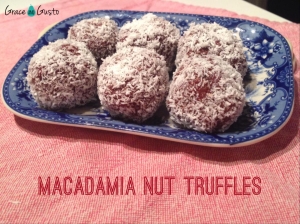 macadamia nut truffles
